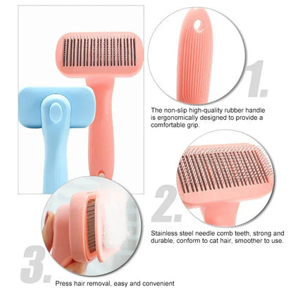 Dog Brush- Self Cleaning