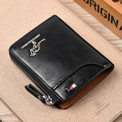 Leather Business Card Holder - Wallets -RFID Protection