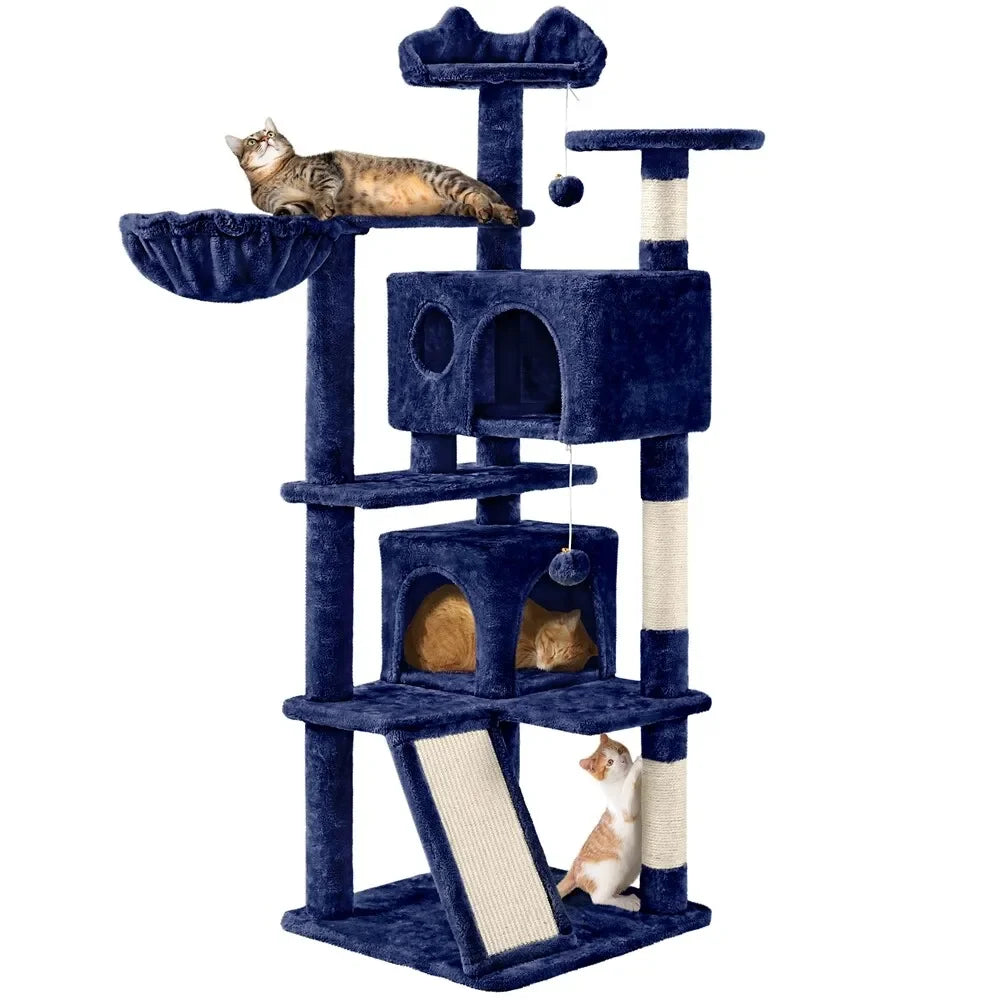 57inch Cat Tree- Furniture with Scratching Posts
