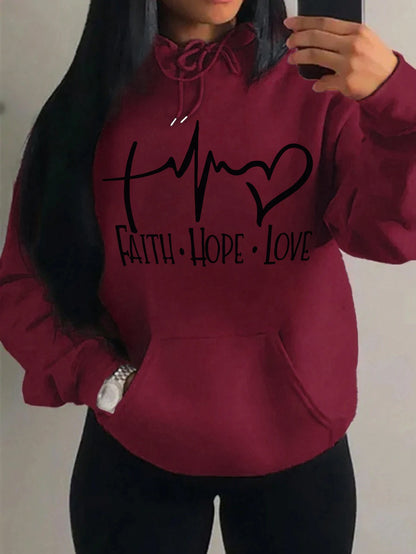 Faith Hope Love -Women Hoody