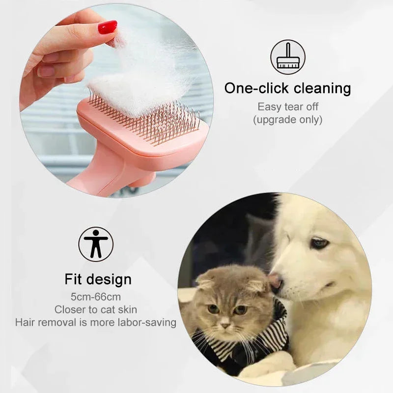 Dog Brush- Self Cleaning