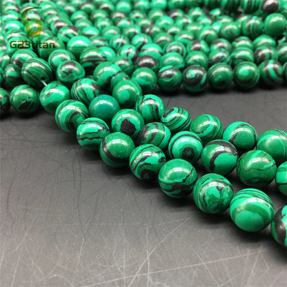 Charming Malachite Stone Stud Earrings