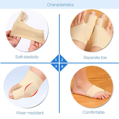 1 pair Toe Separator Hallux Valgus Bunion Corrector/Orthotics