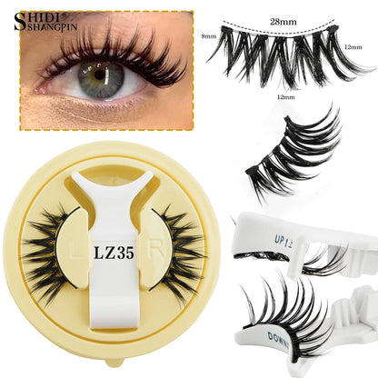 New 1 Pair Magnetic Eyelashes- Reusable