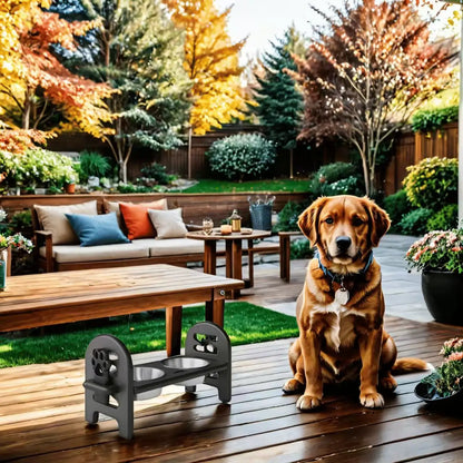 Adjustable Pet Bowl -Durable Poly Lumber