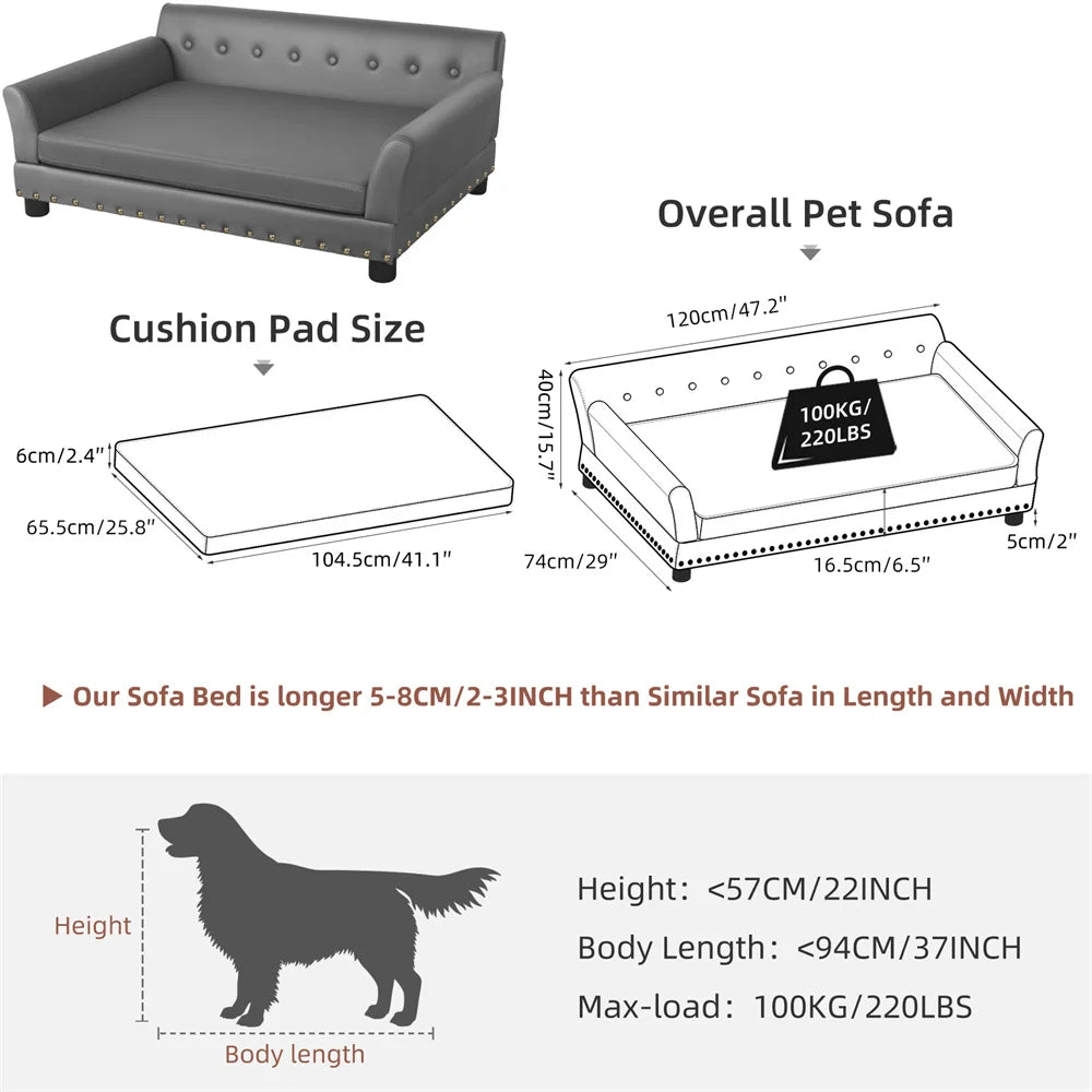 Heavy Duty- Pet Sofa Bed