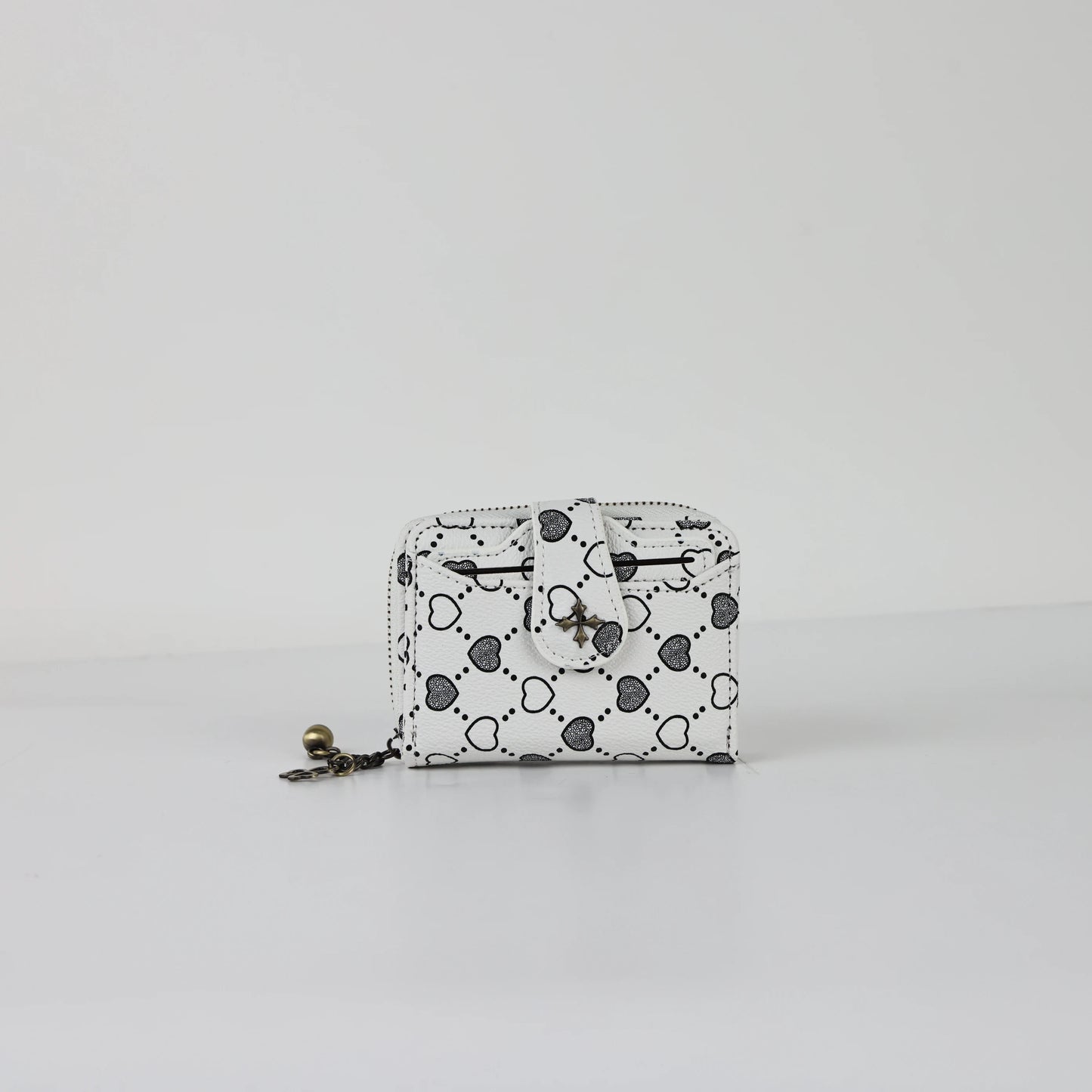 Buckle wallet, zipper coin purse