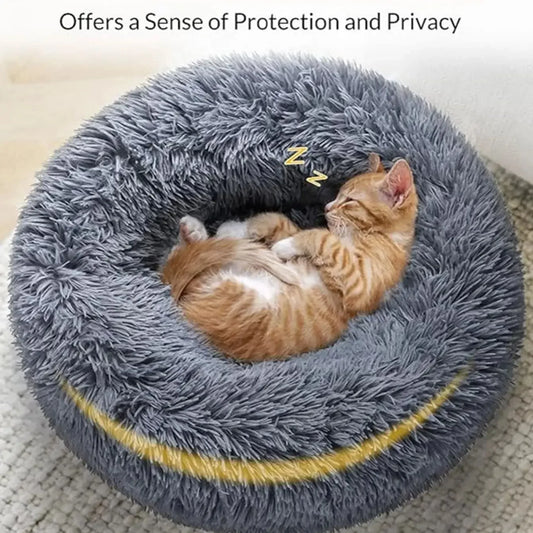 40-90cm Round Super Soft Pet Bed