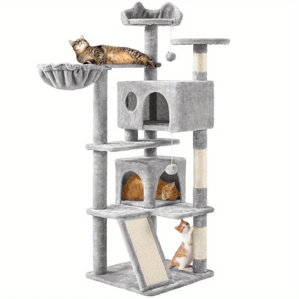 57inch Cat Tree- Furniture with Scratching Posts